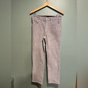 J. Crew Corduroy Pants in Gray